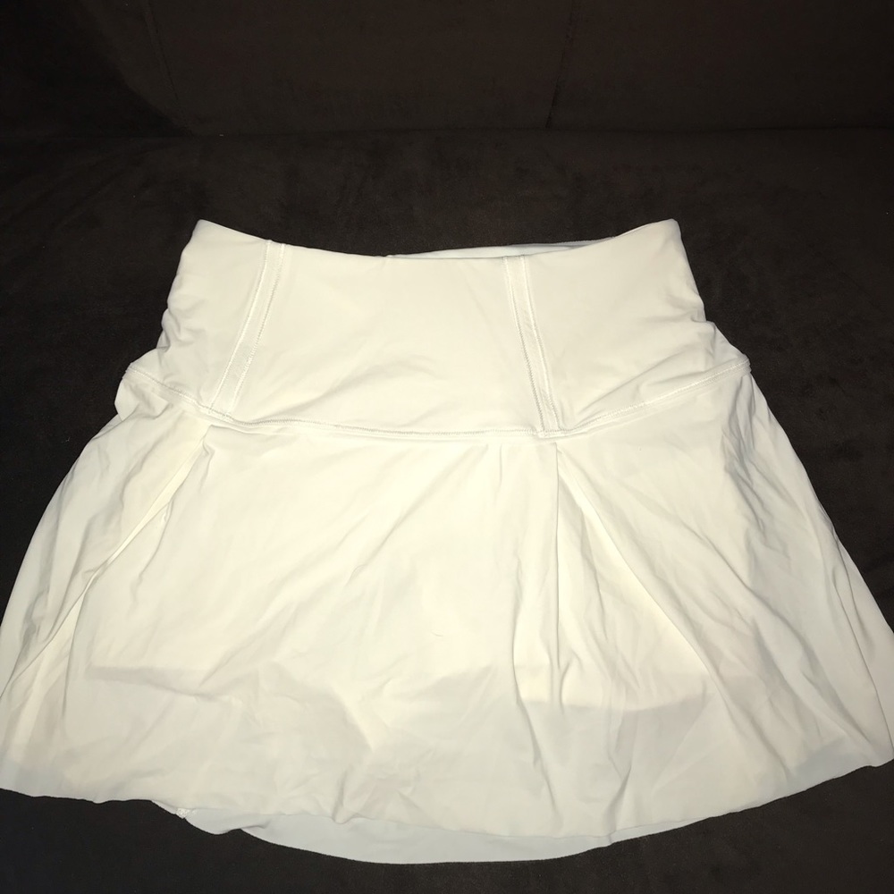 lululemon white tennis skirt